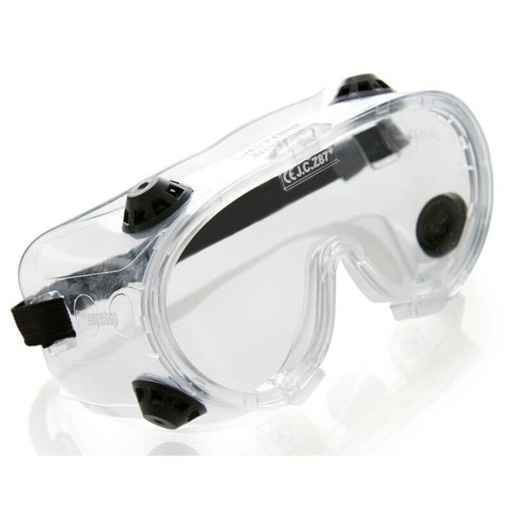 [00135776] 10420 SAFETOP - JOLLY - Gafa integral de PVC ocular claro con válvulas 1B