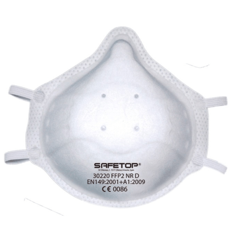 30220 SAFETOP - Mascarilla preformada FFP2 NR D  con pieza de espuma