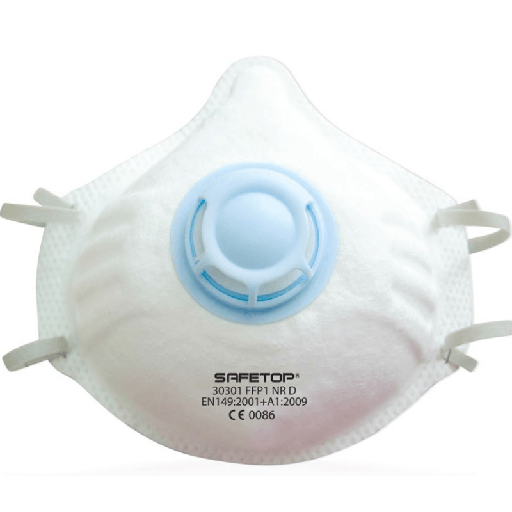 [00139347] 30301 SAFETOP - Mascarilla preformada con válvula FFP1 NR D