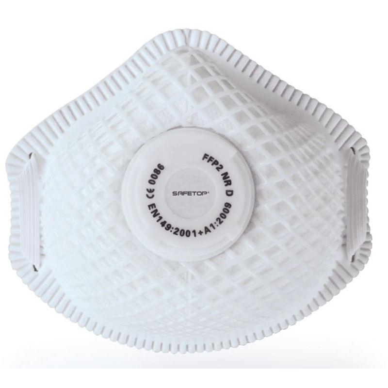 30315 SAFETOP - Mascarilla con malla y válvula metal free FFP2 NR D
