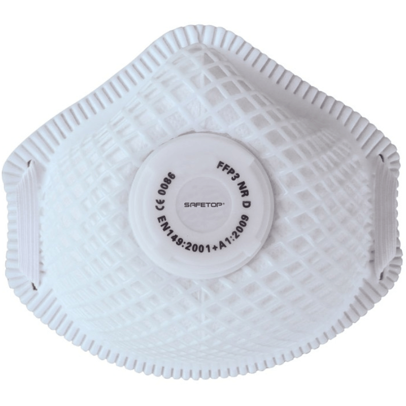 30345M SAFETOP - Mascarilla con válvula y malla protectora FFP3 NR D