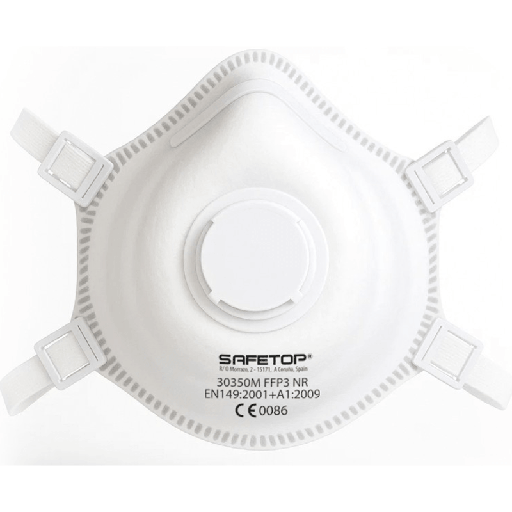 [00139354] 30350M SAFETOP - Mascarilla preformada válvula metal free FFP3 NR SERIE EMÉ