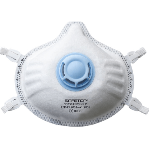 [00139356] 30358 SAFETOP - Mascarilla preformada con válvula y carbón activo FFP3 NR D