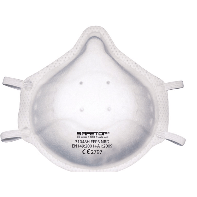 31048H SAFETOP - Mascarilla preformada S/V sello nasal ajuste rápido FFP3 NRD