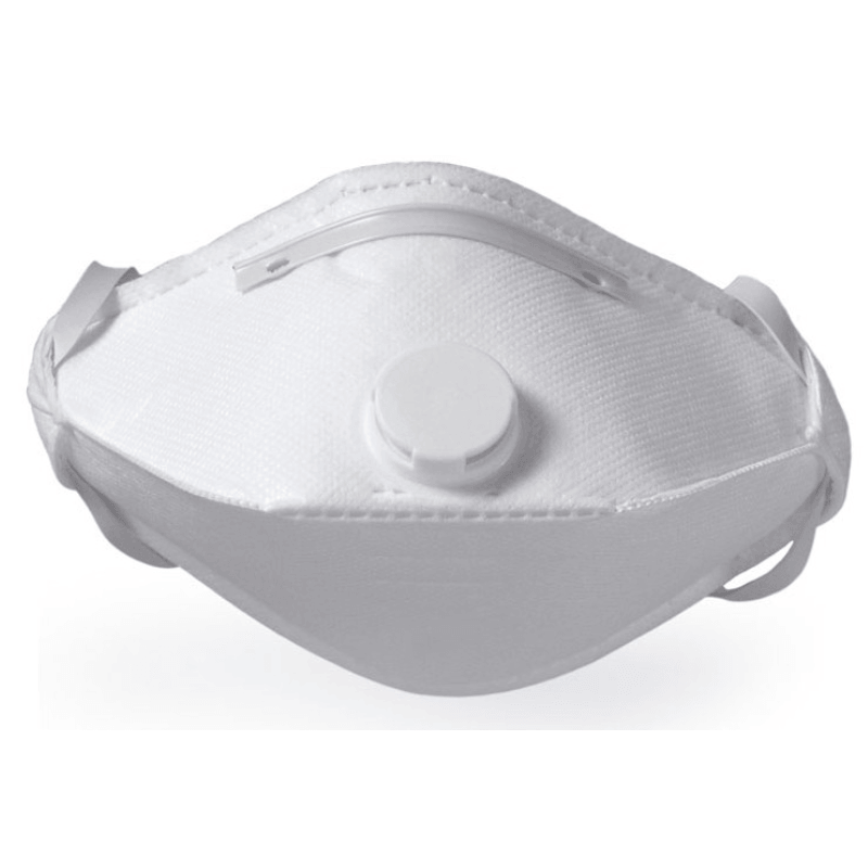 31330 SAFETOP - Mascarilla plegable horizontal válvula metal free FFP3 NR D