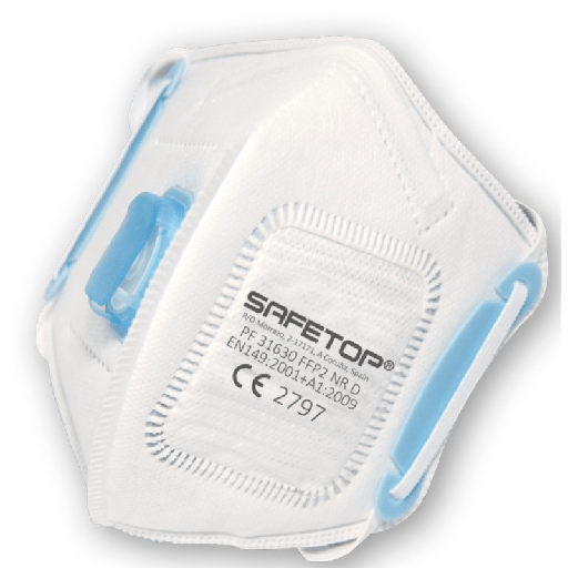 [00139409] 31640 SAFETOP - Mascarilla  válvula + membrana plegable vertical FFP3 NR D