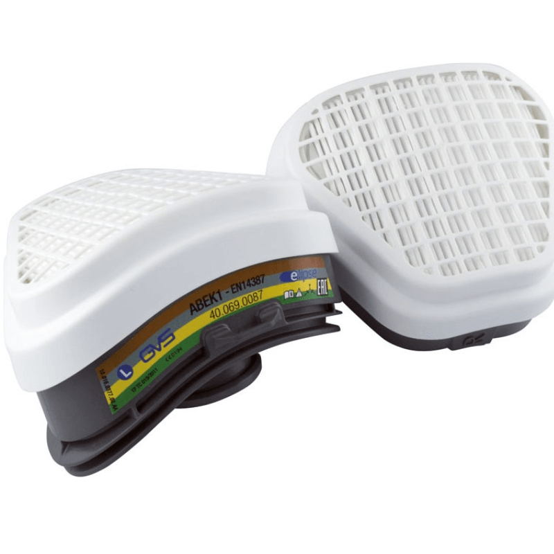 SPR492 GVS - Par de filtros ABEK1P3 para múltiples gases, vapores y polvo