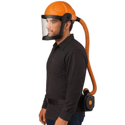 [00143057] 70660-N SAFETOP - AIFLOW HELM Clear - Equipo de respiración con casco TH3 y visor transparente