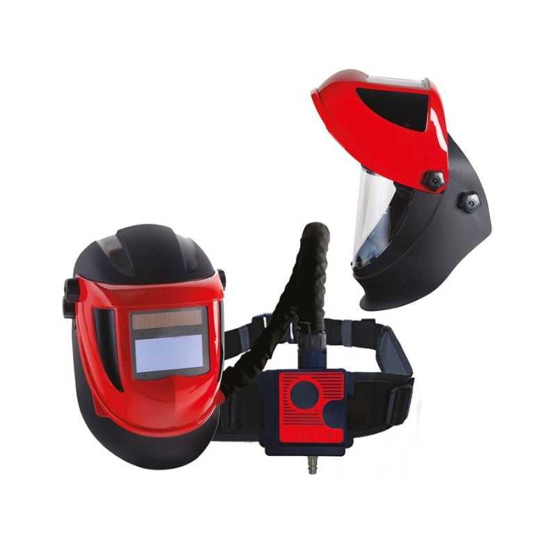 70692 SAFETOP - AIRSHELL AIRKUBE - Pantalla soldar + facial + equipo de respiración