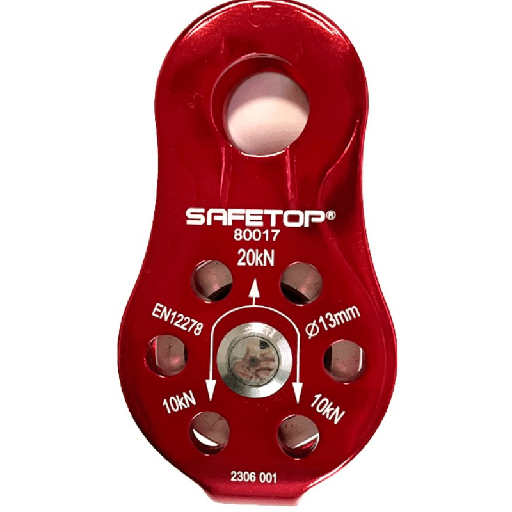 [00155117] 80017 SAFETOP - Polea de aluminio 20 KN para cuerdas diámetro máx 13 mm