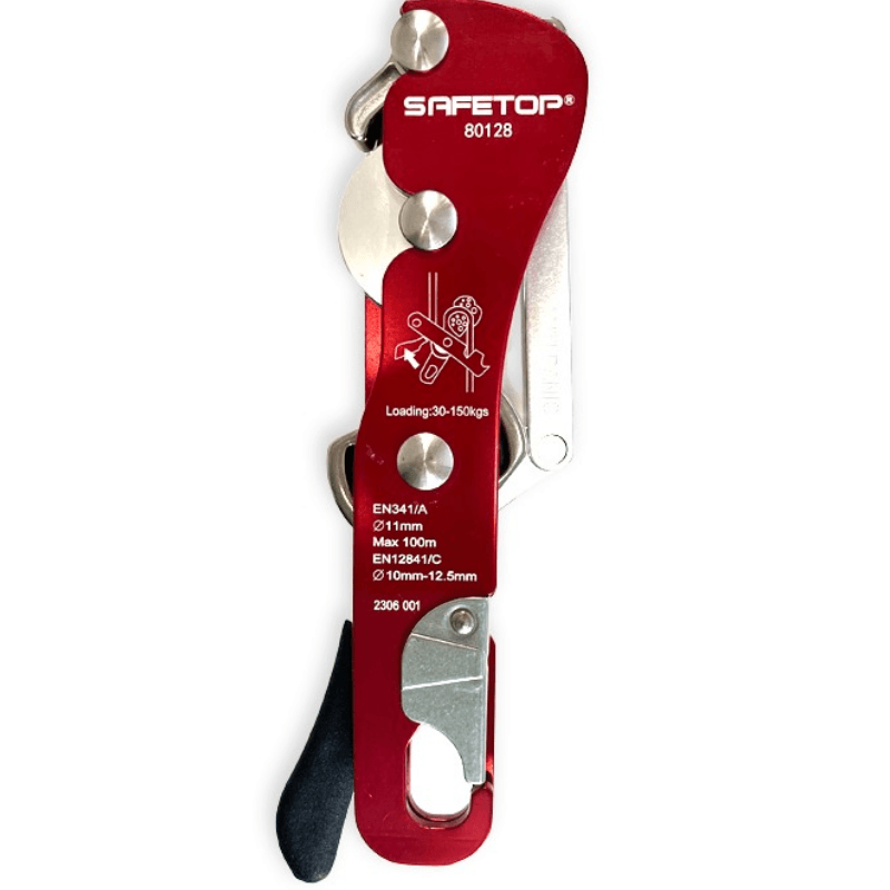80128 SAFETOP - Descensor anti pánico para cuerdas 10-12mm