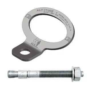 [00155231] 80145-TI SAFETOP - Placa de anclaje 70 mm para 3 operarios con tornillo 16 mm