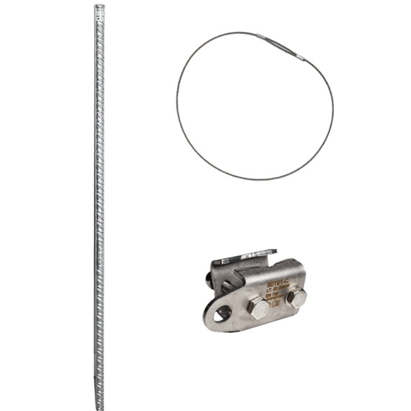 80191 SAFETOP - SET ANCLAJE A TALUDES C/PICA 1,2m+FIJAC A PICA+VERIFICADOR
