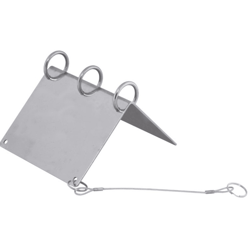 80205 SAFETOP - PROTECTOR para líneas de vida, de acero inox 180x175,5 mm