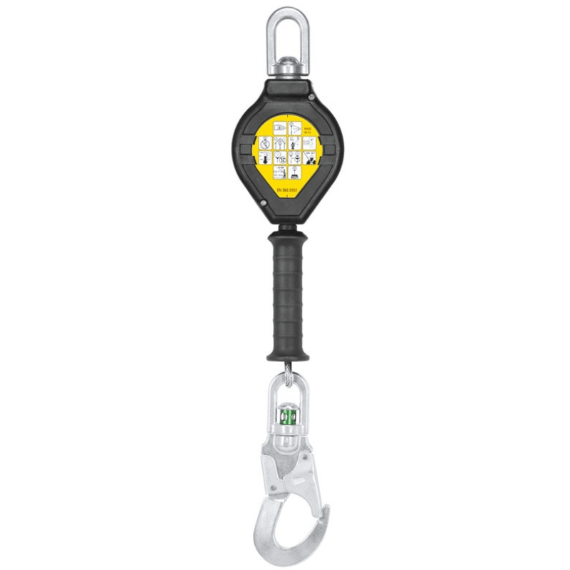80207 SAFETOP - RETRACTIL-LITE, retráctil de cable de acero 3 m giratorio