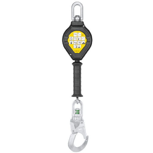 [00155288] 80207 SAFETOP - RETRACTIL-LITE, retráctil de cable de acero 3 m giratorio
