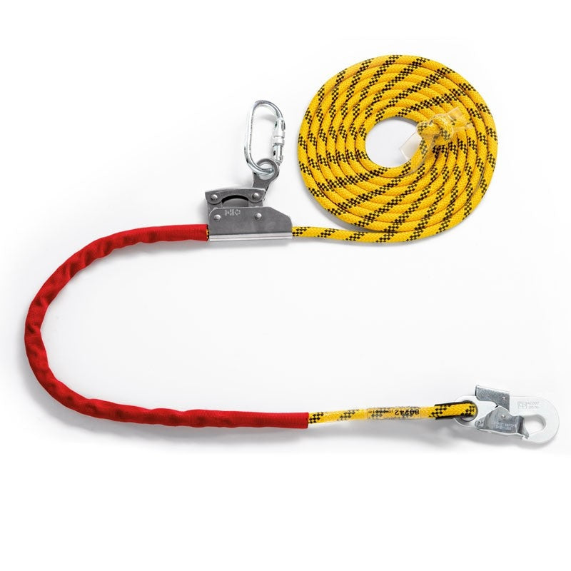 80241 SAFETOP - CUERDA 4 m, de posicionamiento con altochut y mosquetones