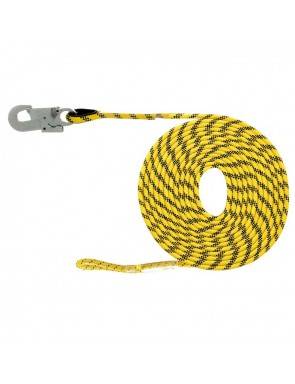 80253 SAFETOP - LÍNEA VIDA HORIZONTAL 30 m, poliéster10,5 mm con mosquetón