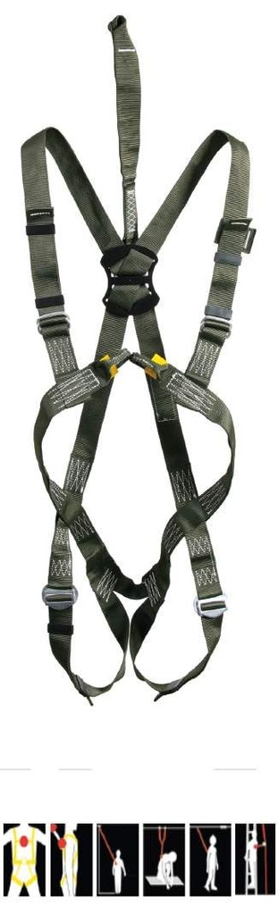 80271 SAFETOP - MCKINLEY, arnés de Nomex y kevlar 2 puntos de fijación