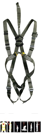 [00155340] 80271 SAFETOP - MCKINLEY, arnés de Nomex y kevlar 2 puntos de fijación