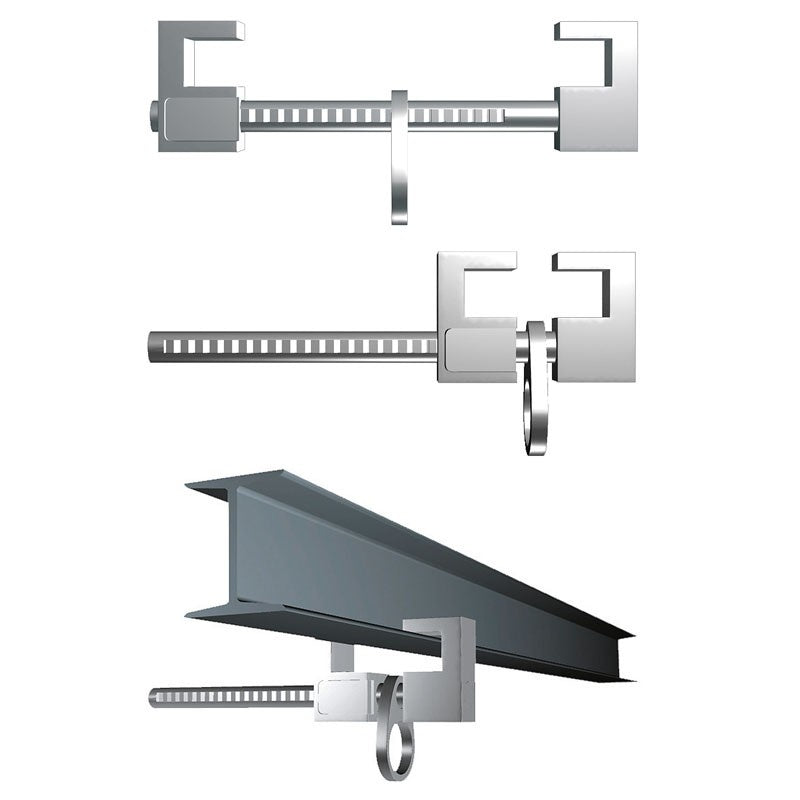 80274 SAFETOP - ANCLAJE GARRAS, barra de anclaje para vigas de aluminio