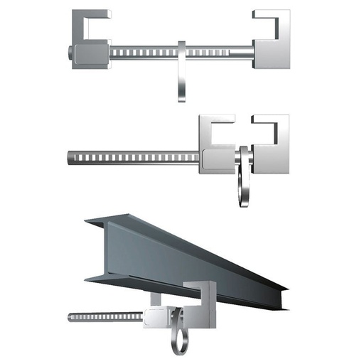 [00155344] 80274 SAFETOP - ANCLAJE GARRAS, barra de anclaje para vigas de aluminio