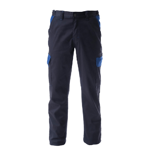 [00136564] 165 SAFETOP - VENLO - Pantalón stretch bitono multibolsillos (GRIS/NEGRO, S)