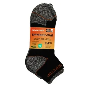 [00137355] 21400 SAFETOP - THREEKK-ONE Mix - Calcetines Sport tobilleros (37-42)