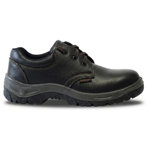 [00137443] 222 SAFETOP - DUMIO - Zapato de seguridad S1P SRC FO de cuero vacuno negro y cordones (35)