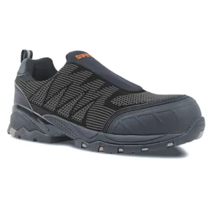 [00138154] 253 SAFETOP - FANGIO - Zapato de seguridad S1PL SR sin cordones, flexible y tejido transpirable (35)