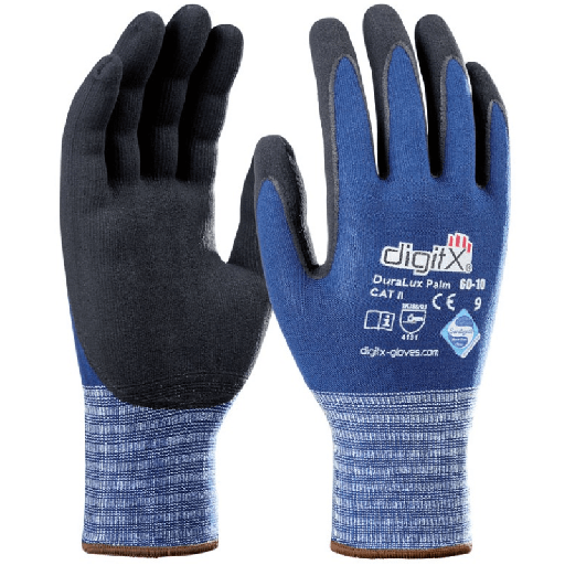 [00141884] 60-11  DIGITX® - DURALUX 3/4 COAT - Guante de lycra-nitrilo satinizado (10)
