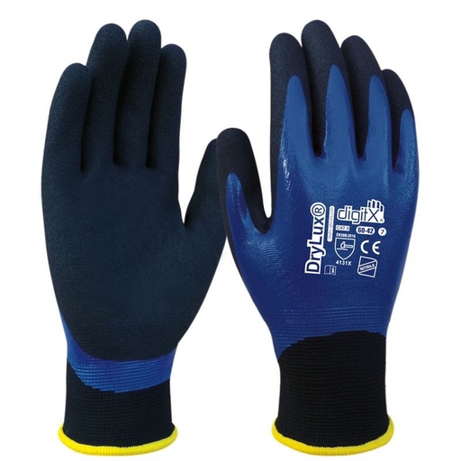 [00141900] 60-42 DIGITX® - DRYLUX - Guante nitrilo bicapa granulado impermeable (10)