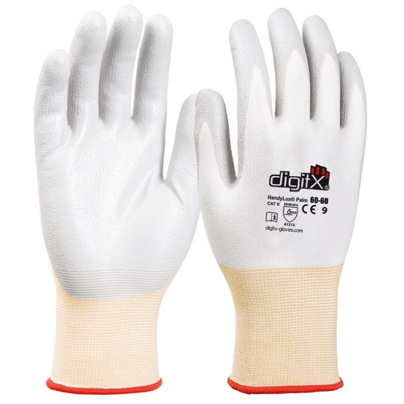 60-60 DIGITX® - HANDILUX PALM - Guante de lycra-nitrilo antihuellas