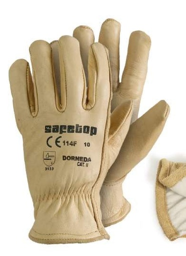 [00161137] G114F  SAFETOP - DORNEDA, guante de piel flor con forro térmico (10)