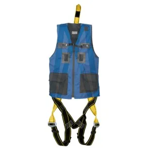 [00169544] 80084 SAFETOP - FARO-A - Arnés Tibet 80071 con chaleco azul 4 puntos (S)